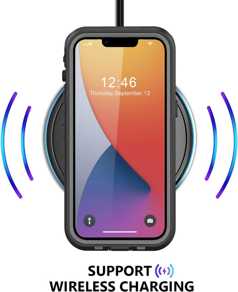 for iPhone 11 Waterproof Case with Built-in Screen Protector, Shockproof Dustproof Full Body Protective IP68 Waterproof Phone Case for iPhone 11 6...