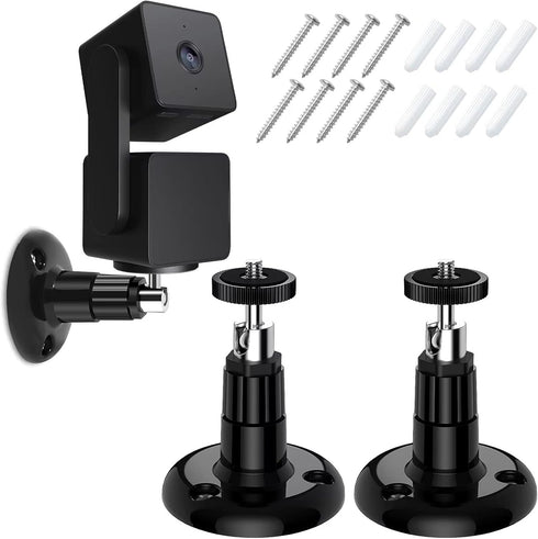 Wall Mount Compatible with Wyze Cam Pan & Wyze Cam V3/Ring Camera, Adjustable Indoor Outdoor Mount for Wyze Cam Pan, Wyze Cam Outdoor, Wyze Cam V3...