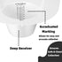 Urine Collection Hat for Toilet, Female Urinal Stool Sample Collection Kit, Toilet Hats to Catch Urine Cups Pee Cup Urine Collector for Women (4 P...