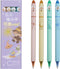 4 Pcs Erasable Gel Pens Cute Retractable Pens Cartoon Magic Pens 0.5mm Blue Ink Writing Pen Office School Pens Women Girls Boy Kids Pens (Blue Ink...