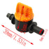 LQ Industrial 20PCS Straight Through Switching Valve Garden Automatic Waterer Pipe Connector Switch Plastic Portable Hose Connector Suitable for D...