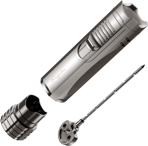 Cigar Lighter, Cigar Punch, Cigar Draw Enhancer, Cigar Holder,All-in-one Refillable Butane Torch Lighter. Cigar Accessories(Gas Not Included)...