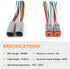 Newdeli Deutsch 6 Pin Connector Kit Waterproof Electrical Connector 16 AWG Male and Female Automotive Wire Connectors for Car Truck Boat, Dt Conne...
