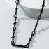 Punk Black Barbed Wire Chain Necklace for Women Men Gothic Spike Taper Choker Necklaces Adjustable Emo Eboy Jewelry Gift...