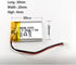 3.7V 250mAh 402030 Rechargeable Lithium Polymer Replacement Battery for DIY 3.7-5V Electronic Product, Bluetooth Headset, Watch 1-Pack...