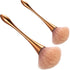 2 Pieces Large Mineral Powder Brush Nail Brushes Kabuki Makeup Brushes Soft Fluffy Foundation Brush Blush Brush for Large Coverage Loose Powder Br...