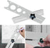 Ceramic Tile Hole Locator, Adjustable Universal Tile Marble Glass Ceramic Floor Drilling Hole Tools Hole Opener Locator Position Ruler Puncher...