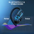 Wireless Earbuds Bluetooth Headphones 48Hrs Playtime IPX7 Waterproof 5.1 HiFi Earbuds,LED Display Sports Ear Buds with Earhooks for Workout Gym Ou...