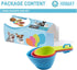 Pet Food Scoops Plastic Measuring Cups Set for Dog Cat and Bird Food (Random Color)...