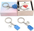 Heart Keychain for Couples/Friendship, Matching Brick Keychains Set for Girlfriend/Boyfriend, Boys Girls Sweet Gifts...