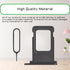 for iPhone 11 Black SIM Card Slot Replacement Single SIM Version for iPhone11 Card Tray Holder Adapter with Waterproof Rubber Ring Repair Tool Fix...