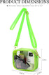 Clear Bag Stadium Approved, Crossbody Transparent Bag for Concerts Sports Events, Purses for Men & Women...