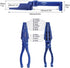 Plastic Pliers, Nail Holder for Hammering Home Tool Auxiliary Pliers Finger Protective Nail Guide, Finger Saver for Hammer Nails in Slip Joint Pli...