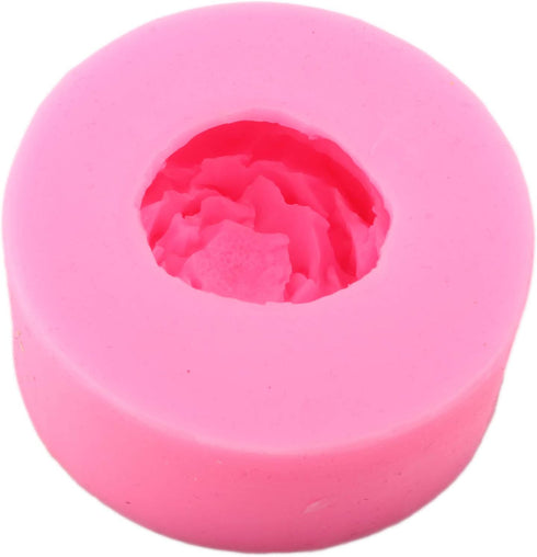 Mujiang Peony Silicone Mold Flower Candy Molds For Chocolate Sugar Craft Fondant Soap Candle Wax Cake Decorating Set Of 2...