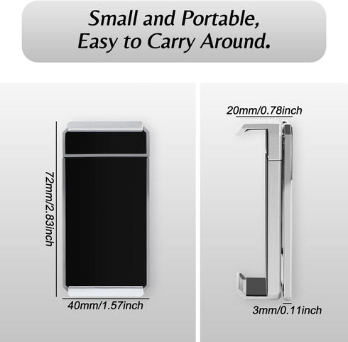 2PCS Upgraded Back Clip Type Metal Phone Holder, Foldable, 360° Rotation, Compatible with All Phones, Portable, Fashionable Desktop Accessory......