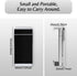 2PCS Upgraded Back Clip Type Metal Phone Holder, Foldable, 360° Rotation, Compatible with All Phones, Portable, Fashionable Desktop Accessory......