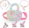 Pink Unicorn Purse, Fluffy Plush Unicorn Handbag, Cute Unicorn Dress Up Jewelry Accessories...