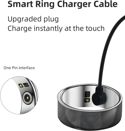 Smart Ring Charger Cable, Smart Hand Fitness Ring Watch Charger (1P)......