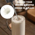 Milk Frother, Matcha Whisk, Frother Mini Frappe Mixer for Drink, Whisk Drink Mixer for Coffee, Cappuccino, Frappe, Matcha, Hot Chocolate, Black...