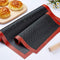 2 Pcs Silicone Mat, Microperforated Fiberglass Silicone Mat Odourless Baking Pan Mat Strong Heat Resistance Oven or Pan Liner Baking Pastry Tool...