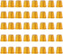40Pcs Golden Sewing Thimbles Sewing Quilting Metal Thimbles DIY Craft Finger Protectors(Golden)...