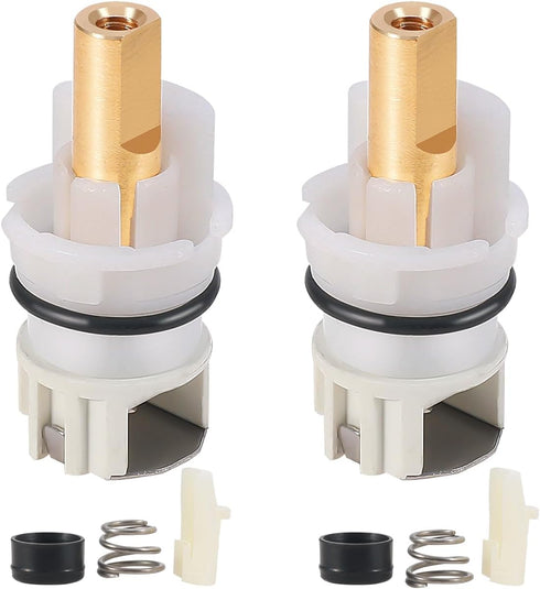 RP25513 Faucet Stem Assembly Compatible with Delta Two Handle Faucet Repair Kit with RP4993 Rubber Seat and Spring, Replacement Stems Cartridges f...