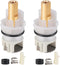 RP25513 Faucet Stem Assembly Compatible with Delta Two Handle Faucet Repair Kit with RP4993 Rubber Seat and Spring, Replacement Stems Cartridges f...