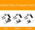 ANYQOO 3 Sizes Rolled Hem Pressure Foot Sewing Machine Presser Foot Hemmer Foot Set (1/2 Inch, 3/4 Inch, 1 Inch) for Singer, Brother, Janome and O...