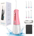 Water Dental Flosser Cordless for Teeth - Rockwell 4 Modes Dental Oral Irrigator, Portable and Rechargeable IPX8 Waterproof Powerful Battery Life ...