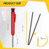 Outus Solid Carpenter Pencil with Sharpener and Mechanical Pencils Woodworking Pencils for Wood Flooring Marker Carpenters Drawing Scriber Archite...