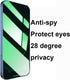 3 PCS Anti-Blue Privacy Tempered Glass Anti-Spy Screen Protector Anti-Peeping Film Suit for iPhone 14 Plus/iPhone 13 Pro Max, 6.7 inch 9H Hardness...