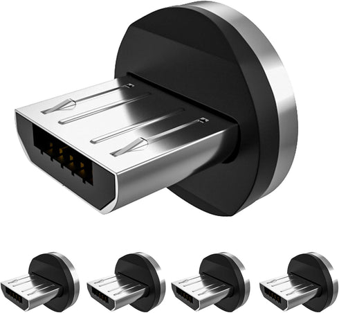 Terasako Magnetic Connector Tips Head for Micro USB Android Devices (5 Pack)...