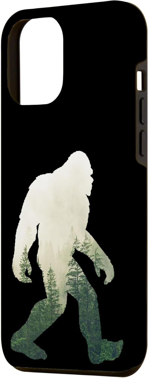 iPhone 12 Pro Max Bigfoot Figure Sasquatch Yeti Nature Double Exposure Case...