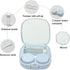 2 Pack Cute Contact Lens Case Travel Kit, Cute Contact Case with Mirror Tweezers Remover Tool Solution Bottle for Outdoor Office Daily Use...