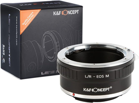 K&F Concept L/R- M Lens Mount Adapter for Leica R Lens to Camera Body...