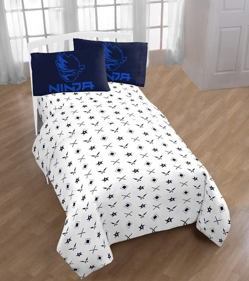 Ninja 3 Piece Twin Sheet Set Microfiber...