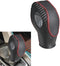 1 PC Car Gear Shift Knob Cover, Waterproof Leather Vehicle Shift Knob Accessories, Durable Automotive Interior Gear Shift Decoration Compatible wi...