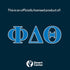 Desert Cactus Phi Delta Theta Sticker 2-Pack Decal Greek for Window Laptop Computer Car (Color/Letter Name Sticker)...