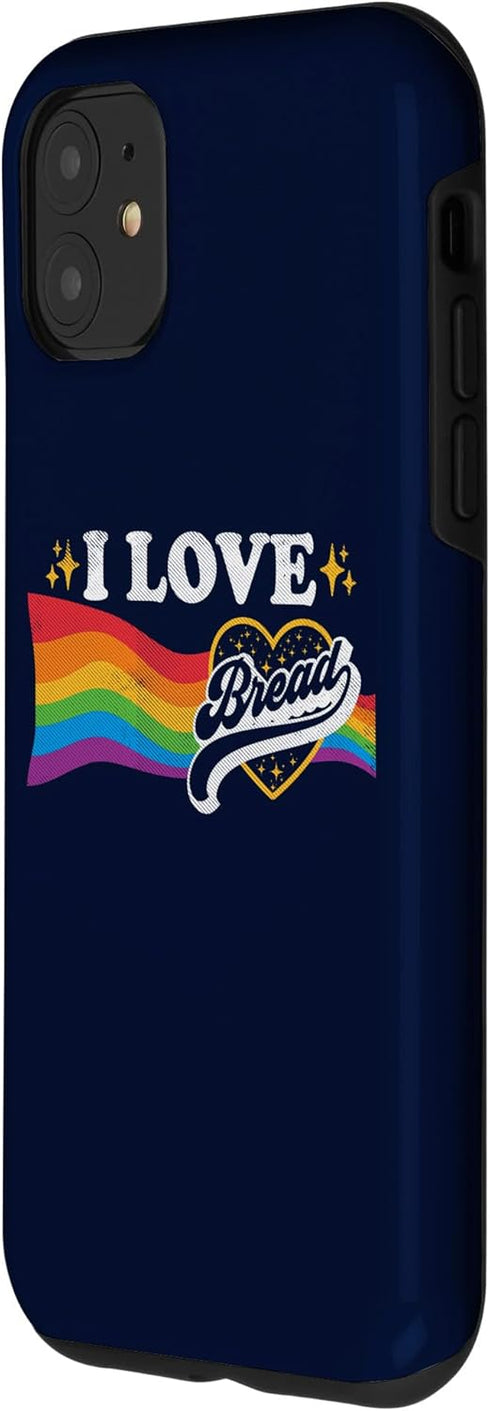 iPhone 11 I Love Bread Funny Baking Sourdough Baker Case...