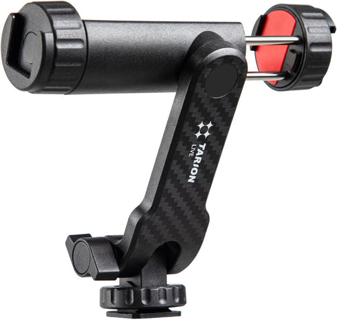 TARION Tripod Phone Mount Holder with 3 Cold Shoe Mount Cell Phone Mount Adapter for Tripod 360° Rotation Universal 1/4" Screw Smartphone Tripod A...