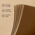 Spbapr Scrapbook 8x8 Inch Scrapbook Album,Thick Kraft Paper Personalized DIY Scrap Book Photo Albums 40 Pages Memory Book for Couple Wedding Famil...