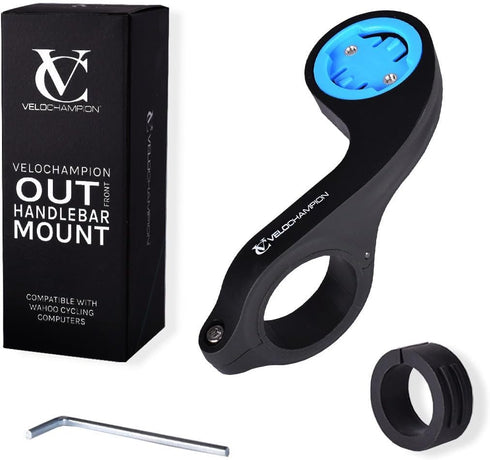 VeloChampion Out Front Bike Handlebar Mount Compatible with Wahoo Computer Bolt, Bolt v2, Elemnt, Roam or Elemnt Roam v2...