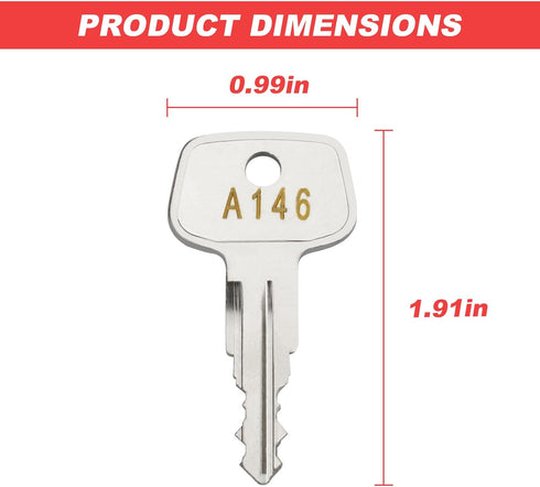 A146 SKS roof rack key,Replacement Keys for Yakima SKS Roof Racks, Carriers, Crossbars.(Code A146)...