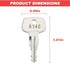A146 SKS roof rack key,Replacement Keys for Yakima SKS Roof Racks, Carriers, Crossbars.(Code A146)...