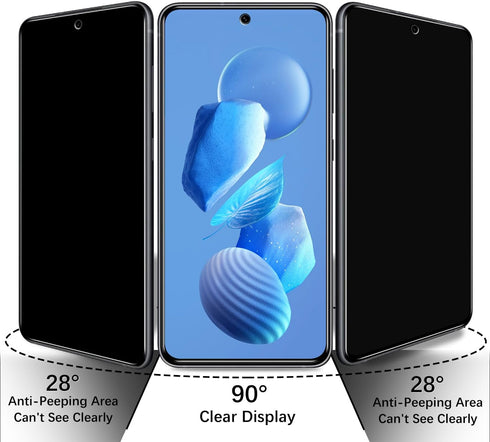 HPTech (2 Pack) Privacy Screen Protector Designed for Samsung Galaxy S21 FE 5G Anti-Spy Tempered Glass, Anti Scratch, Bubble Free......