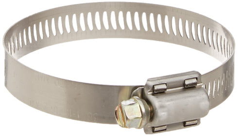 Breeze-62036H Power-Seal Stainless Steel Hose Clamp, Worm-Drive, SAE Size 36, 1-13/16" to 2-3/4" Diameter Range, 1/2" Bandwidth...