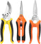 3 Pack Garden Pruning Shears, Gardening Shears Garden Scissors Stainless Steel Garden Shears, Pruning Gardening Scissors, Garden Clippers, Pruning...
