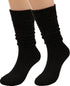 Galsang Women's Vintage Knit Cotton Slouch Boot Socks Casual Crew Socks,Thick Knit Wool Socks Gift Socks,Size 5-10,#B65...