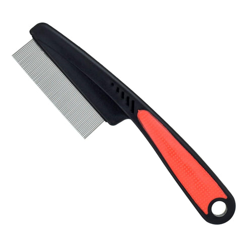 Pet Steel Combs Dog Cat Comb Tool, Dandruff Comb, Multifunction Stainless-Steel Fine-Tooth Grooming Comb Cat Dog Pet Grooming Scalp Effectively Ge...