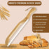Wooden Bread Bow Knife 16" - Premium Stainless Steel, Fiddle Slicer for Sourdough, Homemade Bread and Bagel, Bread Recipe eBook, Bread Maker Saw T...